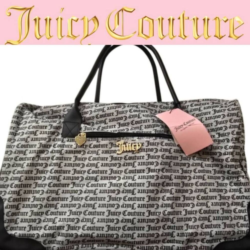 Juicy Couture‎ Signature Logo Rolling Duffel Bag